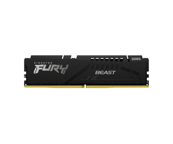 זכרון לנייח Kingston Fury Beast Black 32GB 4800MHZ DDR5 C38